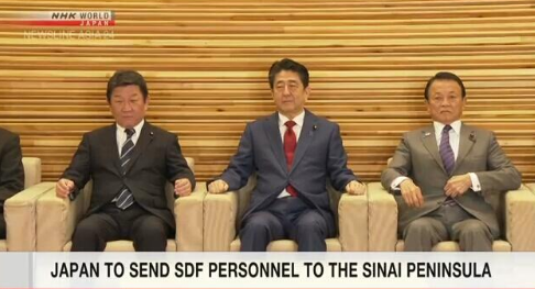 Japan approves controversial plan to deploy SDF troops to Egypt