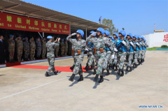 Chinese peacekeepers to Lebanon awarded UN medal