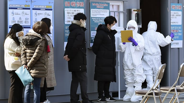 South Korea reports 142 more novel coronavirus cases