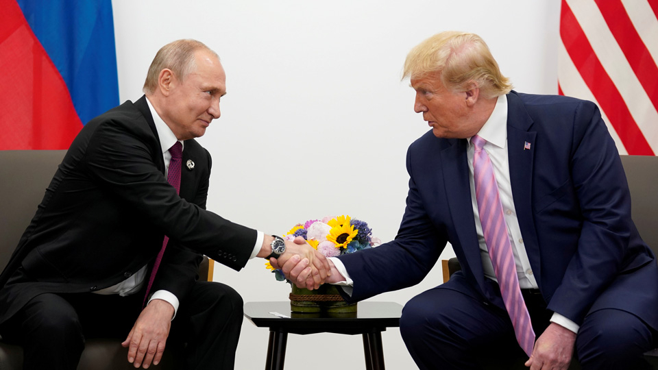 Trump, Putin hail trust and cooperation on WWII anniversary