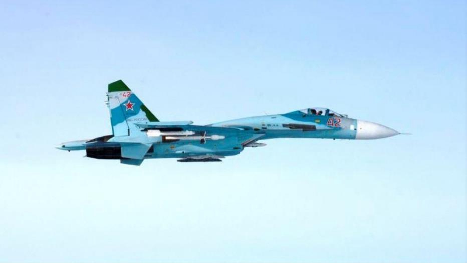 Russian fighter jet intercepts U.S. spy plane over Black Sea