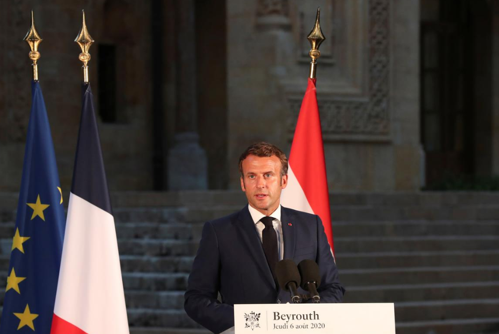 Macron calls for international aid for Lebanon as ministers resign