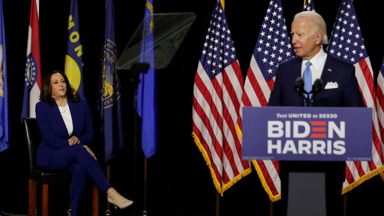 Biden, Harris vow to 'rebuild' America in their first campaign