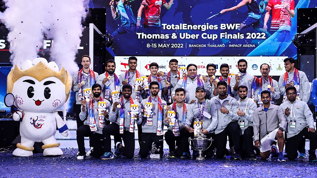 India win historic first Thomas Cup by beating Indonesia